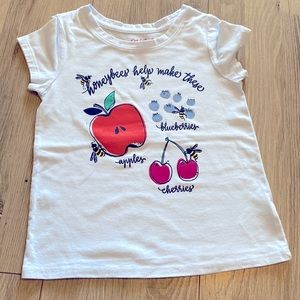 Cat & Jack 5T Fruit & Honeybees Graphic Tee 🍎🐝🍒🫐